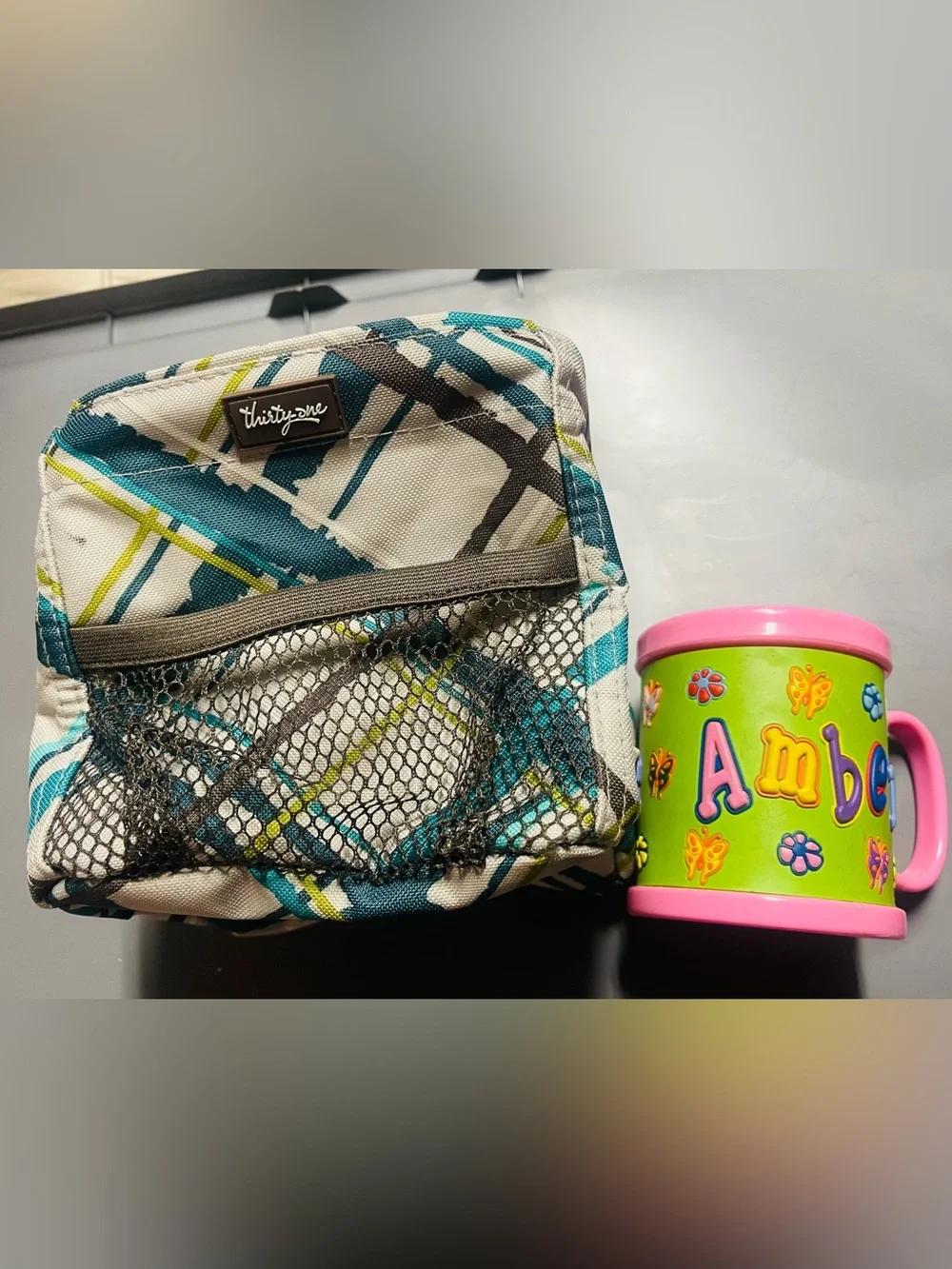 AMBER Monogrammed Tote Bag Set Bundle